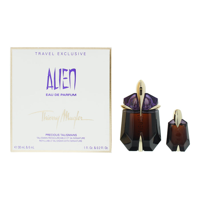 Mugler Alien 2 Piece Gift Set: Eau de Parfum 30ml - Eau de Parfum 6ml - Gift Set at MyPerfumeShop by Thierry Mugler