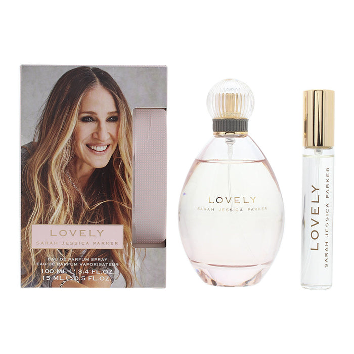 Sarah Jessica Parker Lovely 2 Piece Gift Set: Eau de Parfum 100ml - Eau de Parfum 15ml - Gift Set at MyPerfumeShop by Sarah Jessica Parker