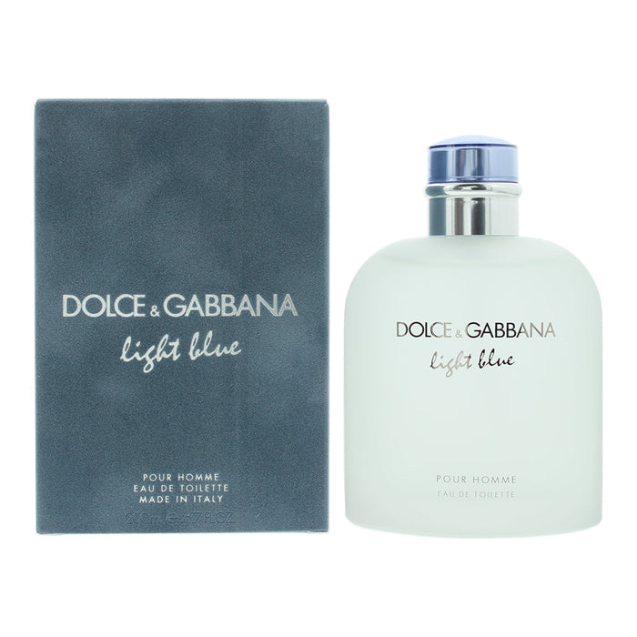 Dolce  Gabbana Light Blue Pour Homme Eau de Toilette 200ml - Eau De Toilette at MyPerfumeShop by Dolce & Gabbana