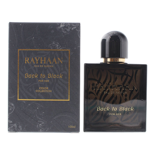 Rayhaan Back To Black Eau de Parfum 100ml - Eau De Parfum at MyPerfumeShop by Rayhaan