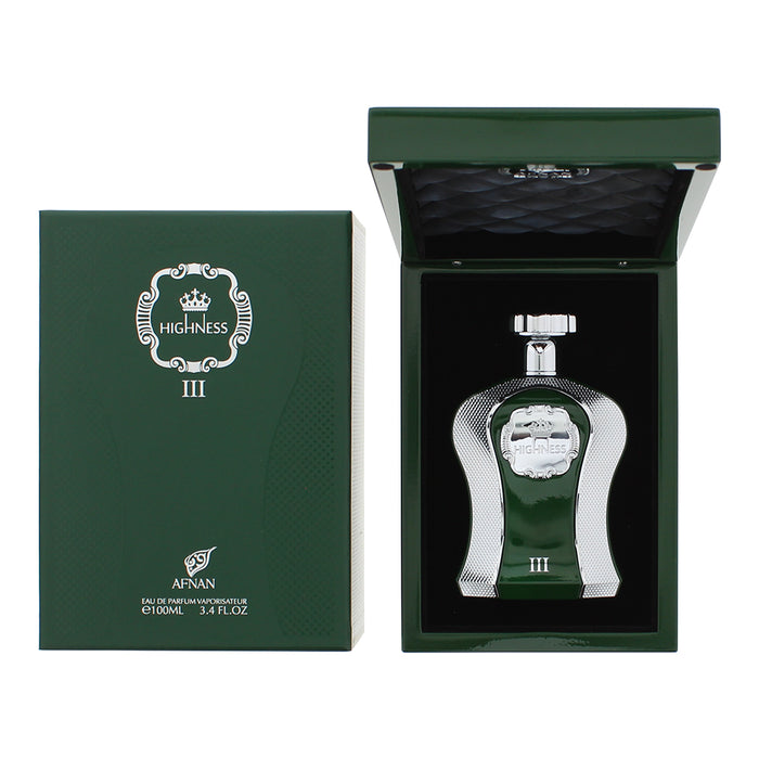 Afnan Highness III Green Eau de Parfum 100ml - Eau de Perfume at MyPerfumeShop by Afnan