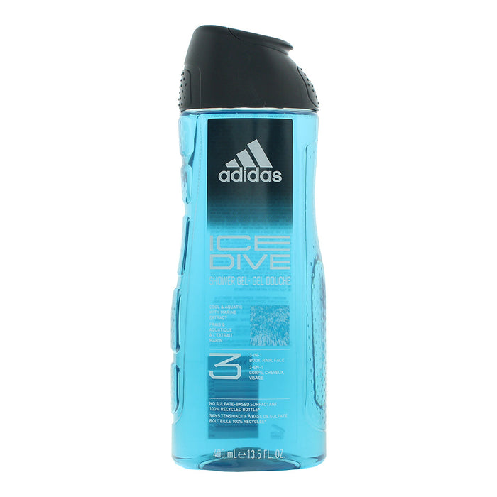 Adidas Ice Dive Shower Gel 400ml - Shower Gels at MyPerfumeShop by Adidas