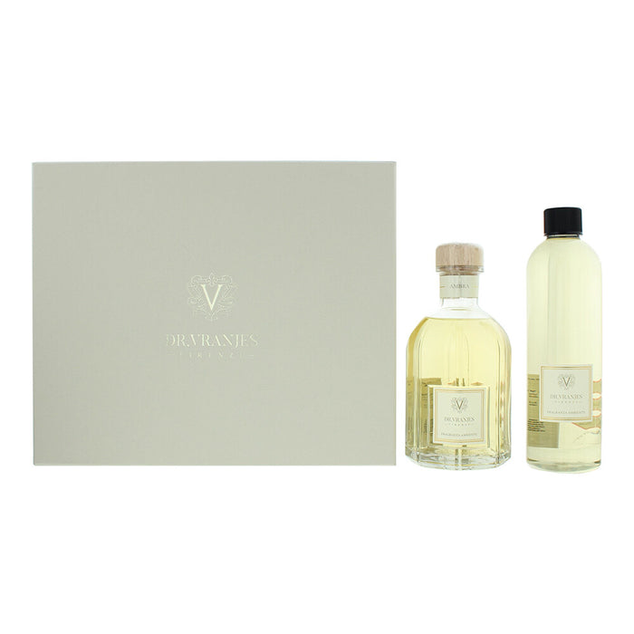 Dr. Vranjes Firenze Ambra 2 Piece Gift Set: Diffuser 500ml - Diffuser Refill 500 - Gift Set at MyPerfumeShop by Dr. Vranjes Firenze