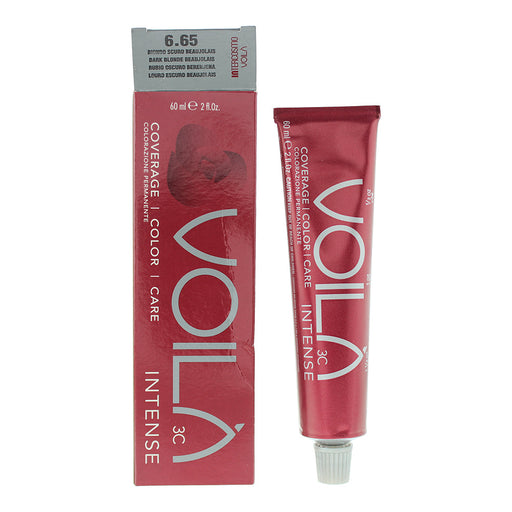 Intercosmo Voilà 3C Intense 6.65 Dark Blonde Beaujolais Hair Colour 60ml - Default Title - Hair Colour at MyPerfumeShop by Intercosmo Voilà