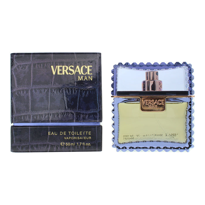 Versace Man Eau De Toilette 50ml - Default Title - Eau de Toilette at MyPerfumeShop by Versace