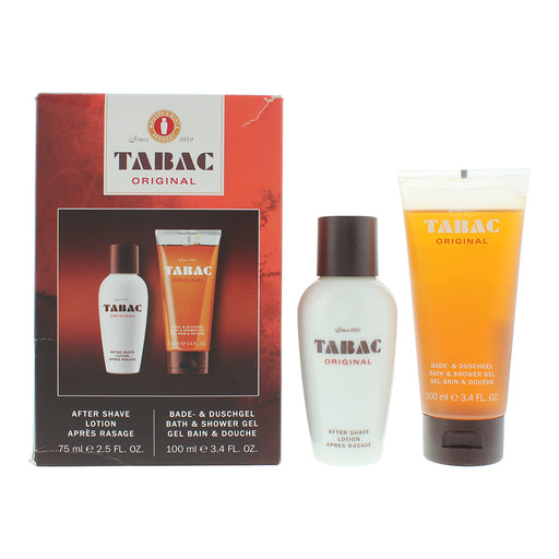 Tabac 2 Piece Gift Set: Aftershave Lotion 75ml - Bath And Shower Gel 100ml - Default Title - Gift Set at MyPerfumeShop by Tabac