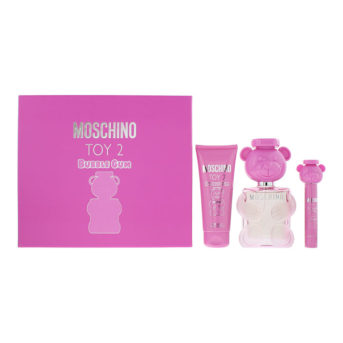 Moschino Toy 2 Bubble Gum 3 Piece Gift Set: Eau de Toilette 100ml - Gift Set at MyPerfumeShop by Moschino