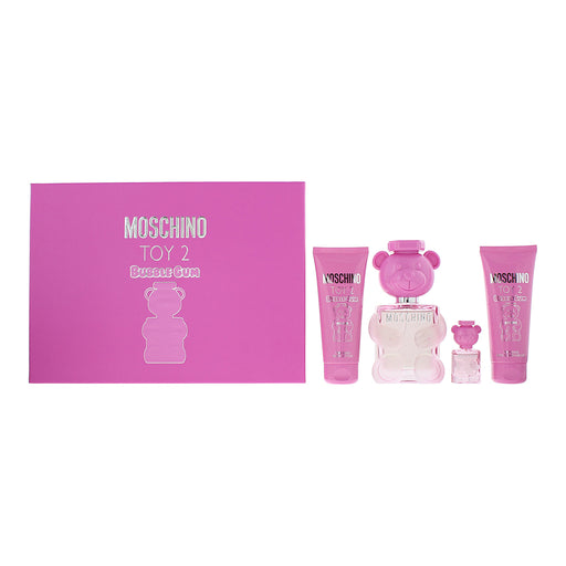 Moschino Toy 2 Bubble Gum 4 Piece Gift Set: Eau de Toilette 100ml - Gift Set at MyPerfumeShop by Moschino