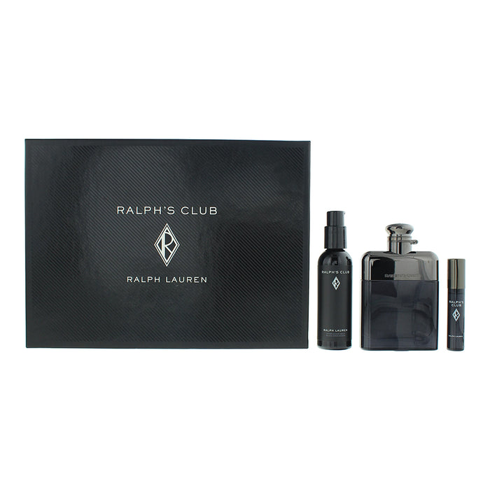 Ralph Lauren Ralph's Club 3 Piece Gift Set: Eau de Parfum 100ml - Gift Set at MyPerfumeShop by Ralph Lauren