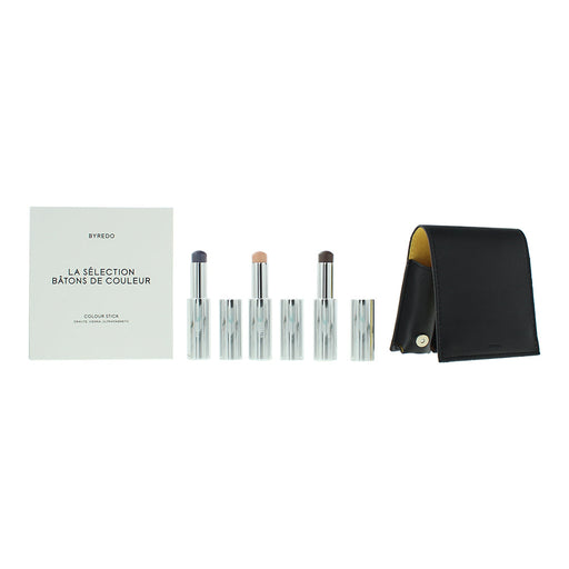 Byredo Makeup Colour Sticks 4 Piece Gift Set: Color Stick 3 x 3g - Black Pouch - Default Title - Gift Set at MyPerfumeShop by Byredo