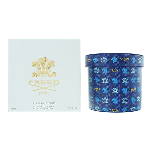 Creed Birmanie Oud Blue Leather Candle 650g