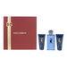 Dolce  Gabbana K 3 Piece Gift Set: Eau De Parfum 100ml - Aftershave Balm 50ml - Shower Gel 50ml