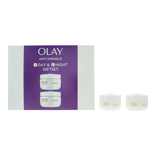 Olay Anti-Wrinkle Day  Night 2 Piece Gift Set: Day Cream 50ml - Night  Cream 50ml