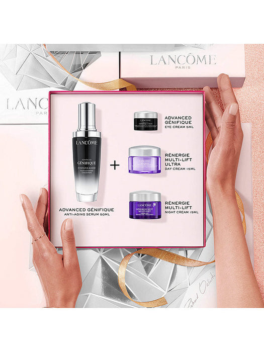 Lancome Advanced Genifique Serum 50ml Holiday Skincare Gift Set For Her -4pc - Skin Care at MyPerfumeShop by Lancome