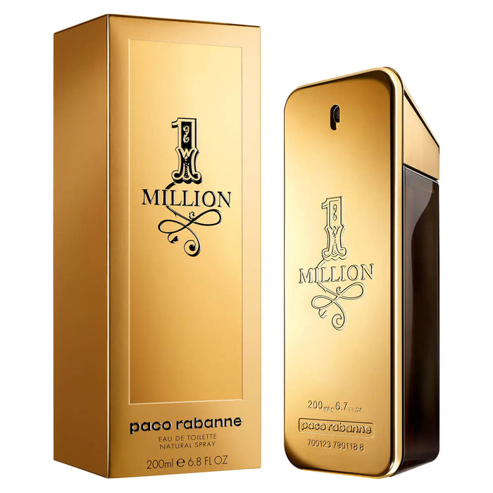 Paco Rabanne 1Million for Him Eau de Toilette 200ml - Fragrance at MyPerfumeShop by Paco Rabanne