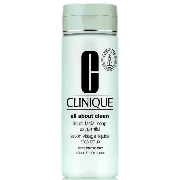 Clinique Liquid Facial Soap Extra Mild 200ml - Facial Cleansers at MyPerfumeShop by Clinique