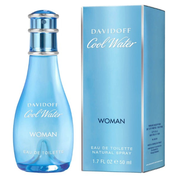 Davidoff Cool Water Woman Eau de Toilette 50ml - Perfume & Cologne at MyPerfumeShop by Davidoff