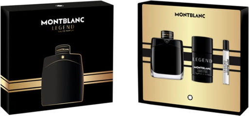 Mont Blanc Legend Eau de Parfum Gift Set 100ml EDP + 75g Deodorant Stick + 7.5ml EDP - Fragrance at MyPerfumeShop by Mont Blanc