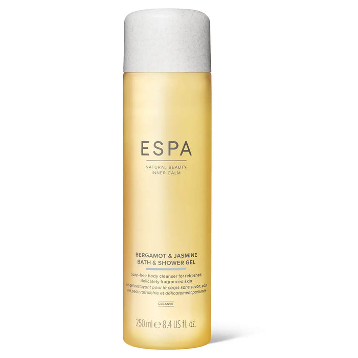 Espa Bergamot & Jasmine Bath & Shower Gel 250ml - Shower Gel at MyPerfumeShop by Espa