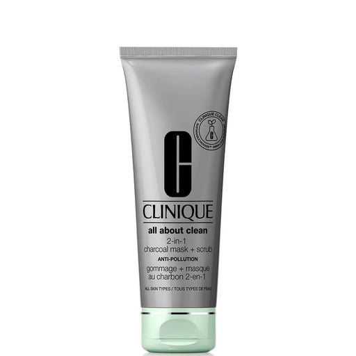 Clinique All About Clean 2-in-1 Charcoal Mask and Scrub 100ml - Face Scrub at MyPerfumeShop by Clinique