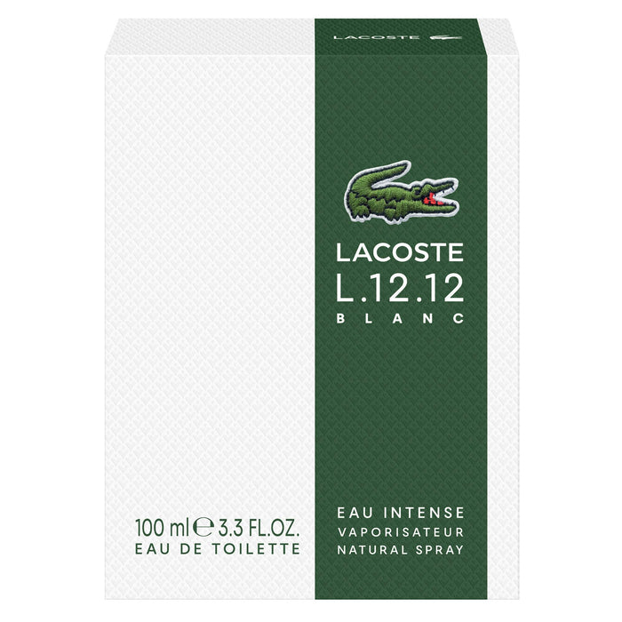 Lacoste L.12.12 Blanc Eau Intense Eau de Toilette 100ml Spray - Fragrance at MyPerfumeShop by Lacoste