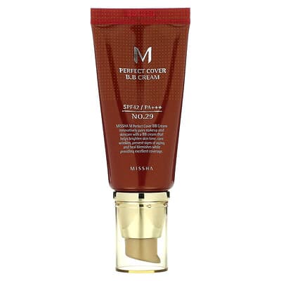 Missha M Perfect Cover BB Cream SPF42 PA+50ml - No. 29 Caramel Beige - BB Cream at MyPerfumeShop by Missha