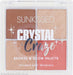 Sunkissed Crystal Craze Bronze & Glow Palette 4 x 3.8g - Eyeshadows at MyPerfumeShop by Sunkissed