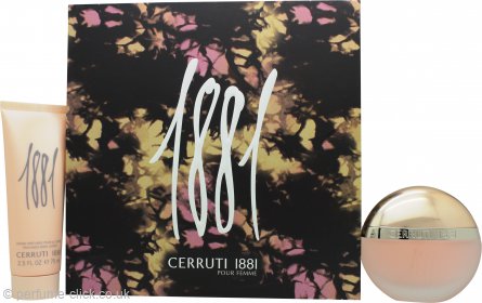 Cerruti 1881 Pour Femme Gift Set 50ml EDT + 75ml Body Lotion - Fragrance at MyPerfumeShop by Cerruti