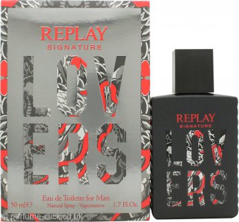 Replay Signature Lovers for Him Eau de Toilette 50ml Spray - Eau de Toilette at MyPerfumeShop by Replay