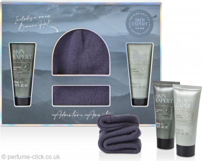 The Kind Edit Co. Skin Expert Beanie Gift Set 100ml Shower Gel + 100ml Body Lotion + Beanie Hat - Bath & Body at MyPerfumeShop by The Kind Edit Co.