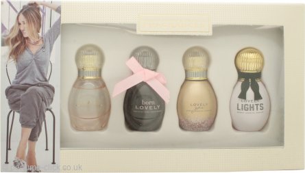 Sarah Jessica Parker Miniatures Gift Set 5ml Born Lovely EDP + 5ml Lovely EDP + 5ml Lovely You EDP + 5ml Lovely Lights EDP - Eau de Parfum at MyPerfumeShop by Sarah Jessica Parker