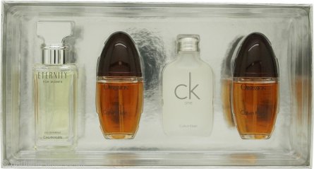 Calvin Klein Women Miniature Gift Set 15ml Eternity EDP + 15ml CK One EDT + 2 x 15ml Obsession EDP - Eau de Parfum at MyPerfumeShop by Calvin Klein