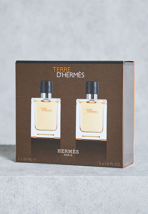 HermËs Terre d'HermËs Eau de Toilette Gift Set 2 x 50ml EDT - Eau de Toilette at MyPerfumeShop by HermËs