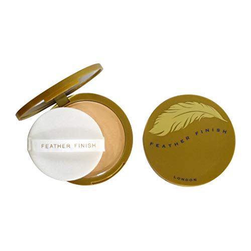 Mayfair Feather Finish Compact Powder with Mirror 10g - 02 Peach - Cosmetics at MyPerfumeShop by Mayfair