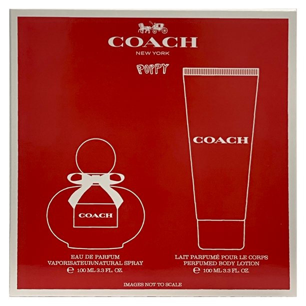 Coach Poppy Gift Set 100ml EDP + 100ml Body Lotion - Eau de Parfum at MyPerfumeShop by Coach