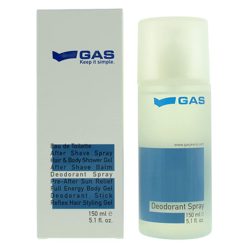 GAS For Men Deodorant 150Ml Spray - Toiletries at MyPerfumeShop by GAS