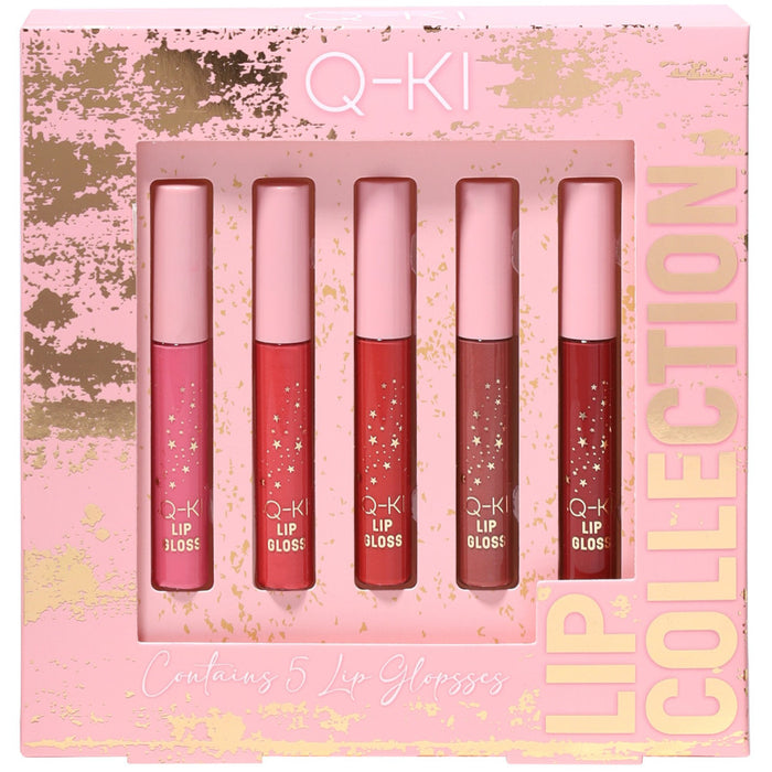 Q-KI Lip Collection - Set of 5 Luxe Lip Glosses