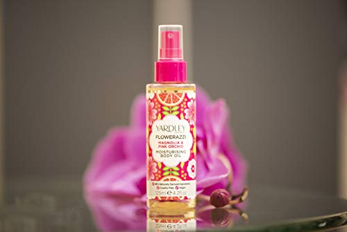 Flowerazzi Magnolia and Pink Orchid Body Oil 125ml - Oils at MyPerfumeShop by Yardley London