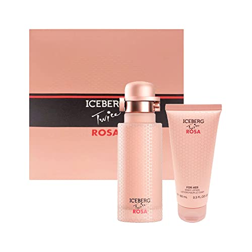 Iceberg Twice Rosa Gift Set 125ml EDT + 100ml Body Lotion - Eau de Toilette at MyPerfumeShop by Iceberg