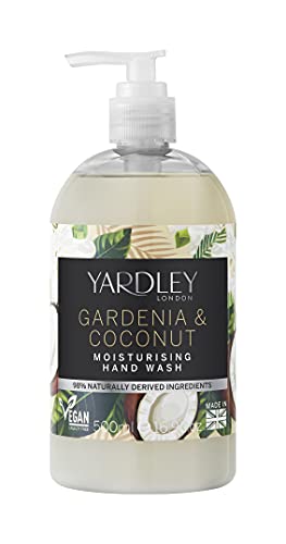 Yardley London Gardenia & Coconut Milk Botanical Hand Wash 500ml - Bath & Shower at MyPerfumeShop by Yardley London