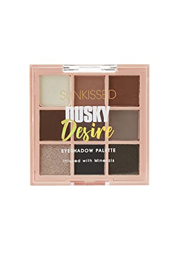 Sunkissed Dusky Desire Eyeshadow Palette - 9 Shades - Cosmetics at MyPerfumeShop by Sunkissed