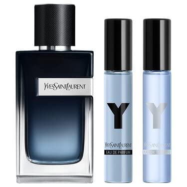 Yves Saint Laurent Y Eau de Parfum Gift Set 100ml EDP + 10ml EDP + 10ml EDT - Fragrance at MyPerfumeShop by Yves Saint Laurent