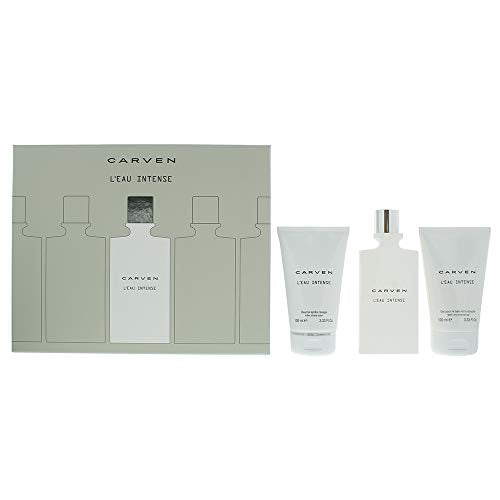 Carven L'eau Intense Eau De Toilette 3 Pieces Gift Set - Perfume & Cologne at MyPerfumeShop by Carven