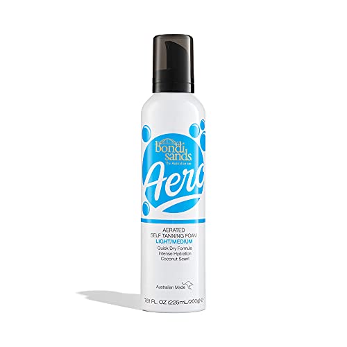 Bondi Sands Aero Aerated Self Tanning Foam 225ml - Light/Medium - Tanning Mousse at MyPerfumeShop by Bondi Sands