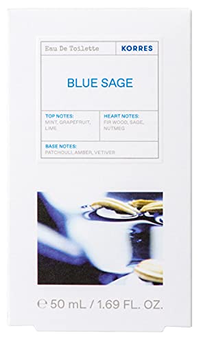 Korres Blue Sage Eau De Toilette 50ml - Eau De Toilette at MyPerfumeShop by Korres