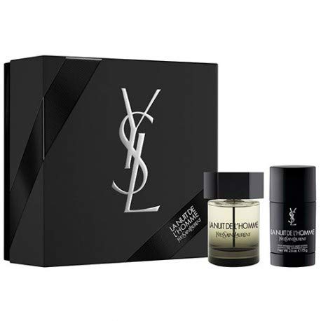 Yves Saint Laurent La Nuit de L'Homme Gift Set 100ml EDT + 75g Deodorant Stick - Fragrance at MyPerfumeShop by Yves Saint Laurent