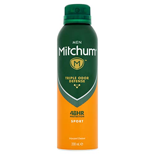 Mitchum Men Triple Odor Defense 48HR Protection Sport Antiperspirant & Deodorant 200 ml - Toiletries at MyPerfumeShop by Mitchum