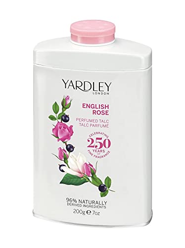 Yardley London English Rose Perfumed Talc 200g - Talc Powder at MyPerfumeShop by Yardley London