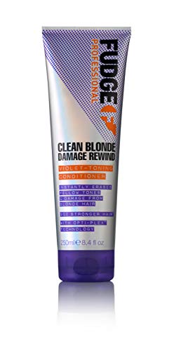 Fudge Professional Purple Toning Conditioner Clean Blonde Damage Rewind Conditioner For Blonde Hair 250 ml - Conditioners at MyPerfumeShop by Fudge Professional