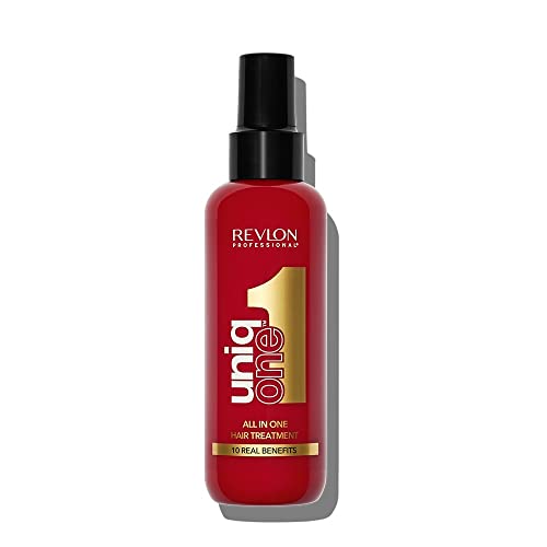 Revlon UniqONE Professional Vegan Leave In Conditioner & Hair Treatment for Shine & Frizz Control (150ml) Classic All Hair Types - Deep Conditioners & Treatments at MyPerfumeShop by Revlon